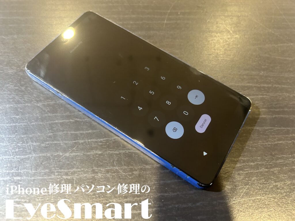 Xperia Ace III 画面交換が完了したところ