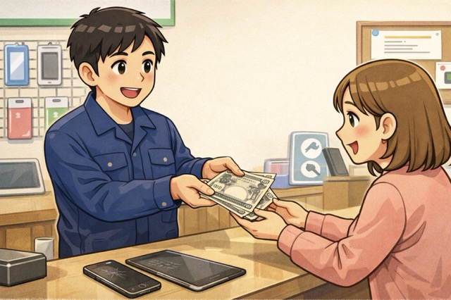 予約不要でその場で買い取り審査