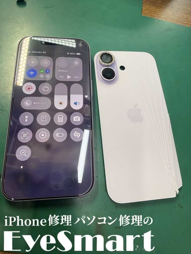 iPhone 17 動作チェックを行なっているところ