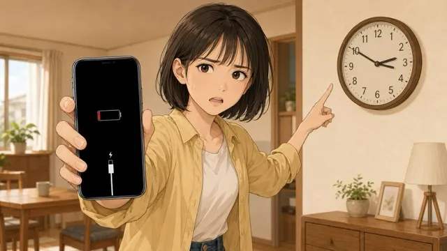 スマホ充電が進まない