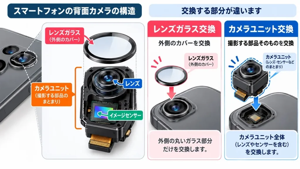 iPhone15のカメラ構造